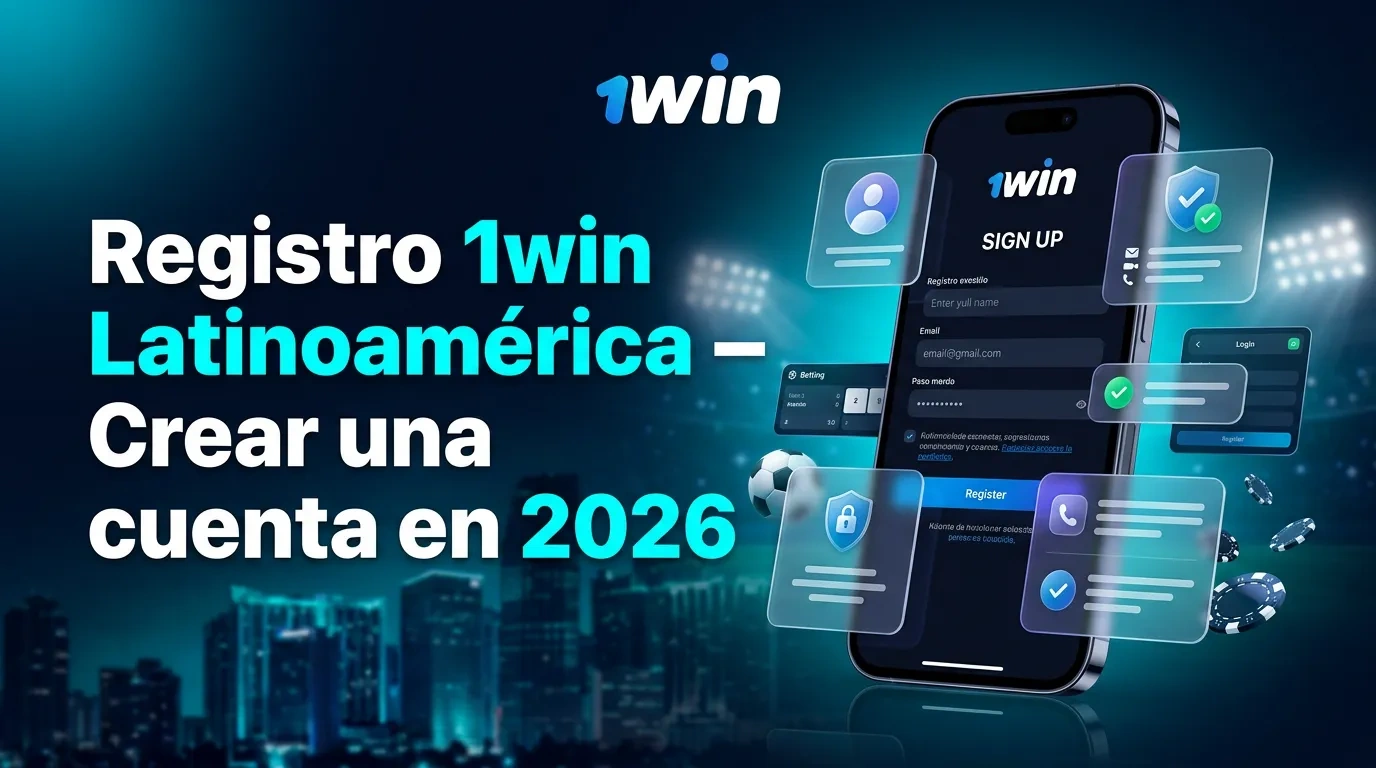 Registro 1win Latinoamérica – Crear una cuenta en 2026